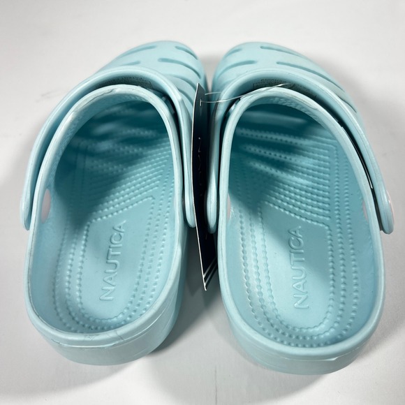 Nautica River Edge Toddler Clogs Size 9 Real Aqua Blue KA3607G Water Shoes NEW - Picture 4 of 7